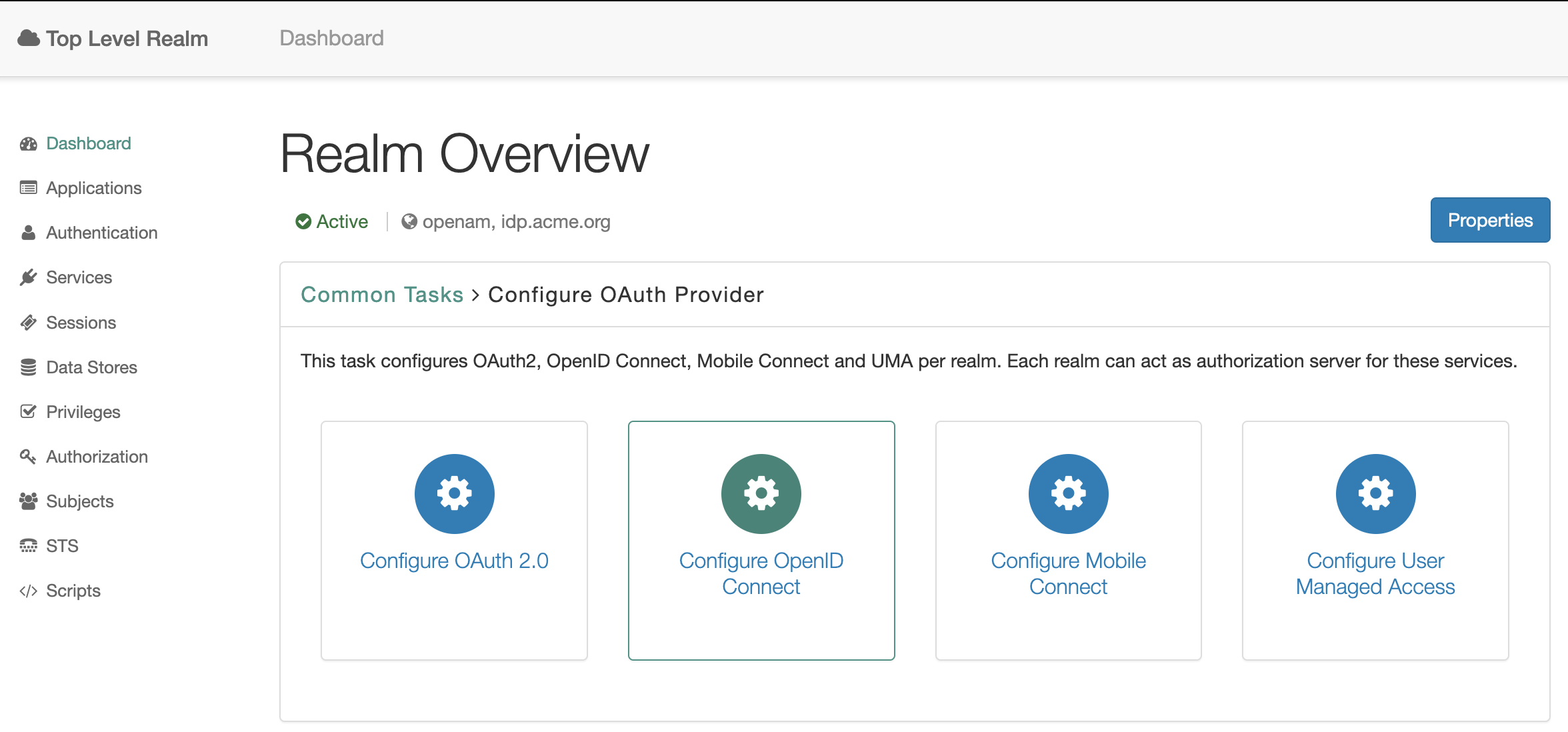 OpenAM Configure OpenID Connect